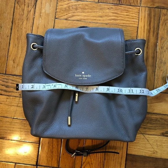 Kate Spade Grey Leather Backpack main image 7